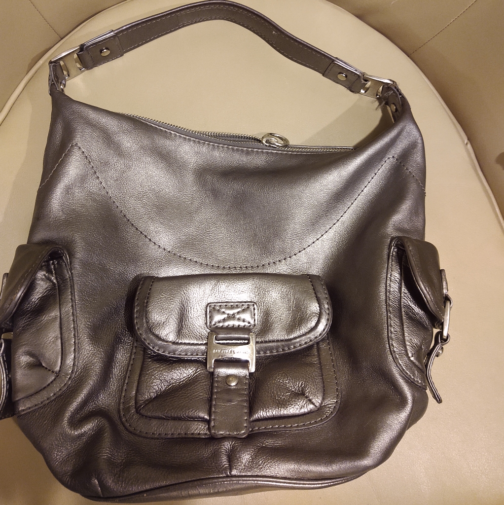 Michael Kors Austin Leather Hobo Shoulder Bag